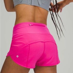 Lululemon Speed Up High-Rise Short 2.5" Sonic Pink